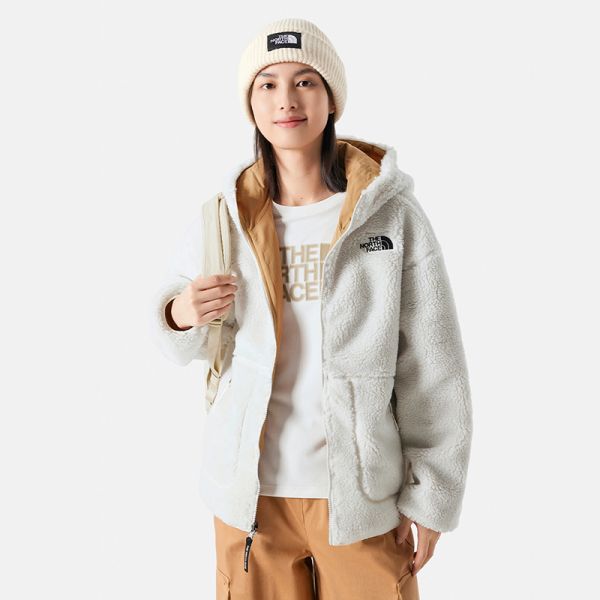 【黑加仑紫】TheNorthFace北面两面穿仿羊羔绒抓绒衣女新款|81S8