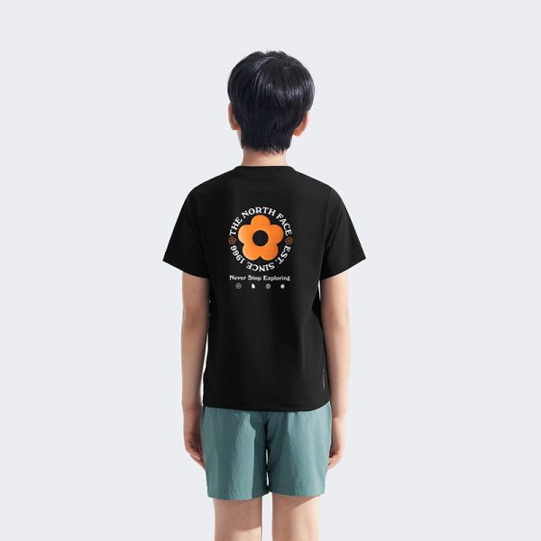 北面童装儿童男女印花速干衣短袖T恤夏户外新款TheNorthFace|8DCV