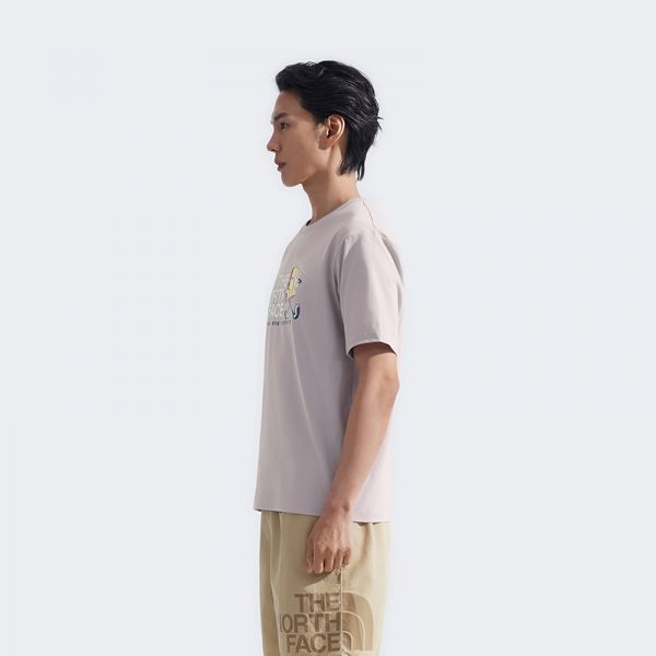 北面男女同款纯棉印花短袖T恤户外休闲透气新款TheNorthFace|8GZ8