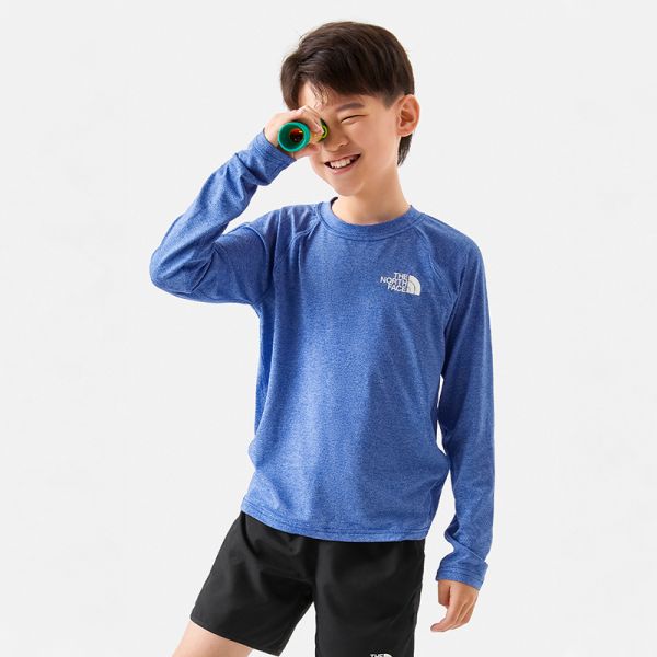 TheNorthFace北面童装长袖T恤儿童男童UPF防晒速干23夏新款|81XD
