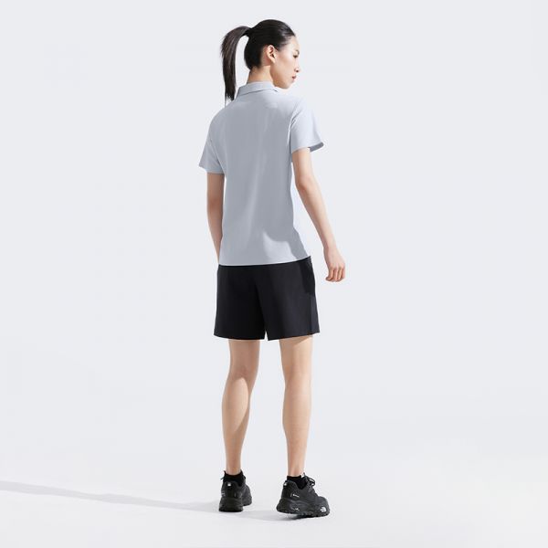 北面女防晒衣速干衣短袖POLO衫户外透气新款TheNorthFace|8CYZ