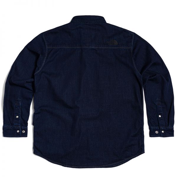 下 F23 TheNorthFace北面UE先锋设计男性机能风牛仔衬衫秋冬上新|7W97