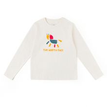 北面新年款儿童T恤长袖男女童纯棉透气户外新款TheNorthFace|8DR1