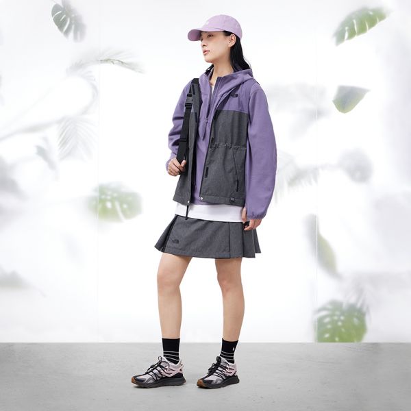 TheNorthFaceUE北面女先锋设计防风收腰二合一外套23新款81KS