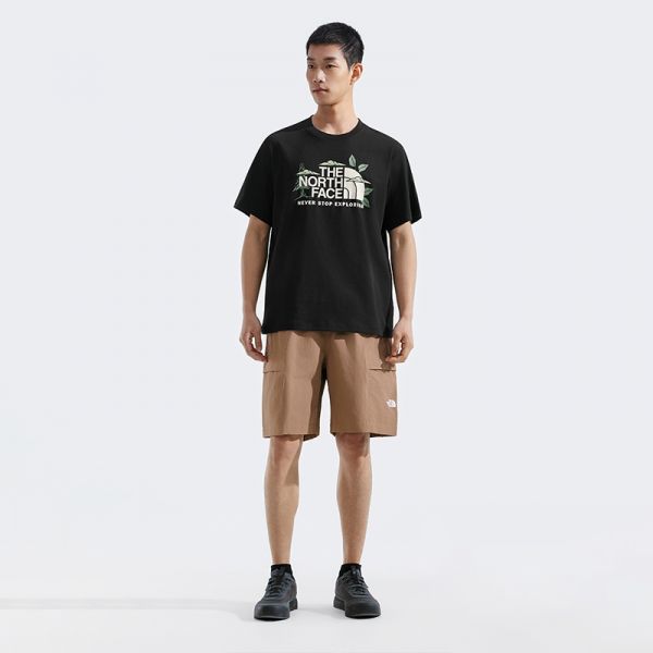 北面男女同款纯棉印花短袖T恤户外透气春夏新款TheNorthFace|8D7W