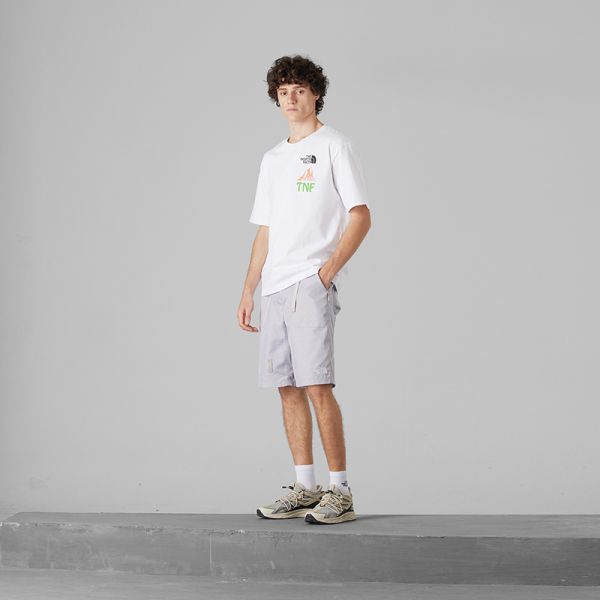 北面UE设计师款男纯棉印花短袖T恤户外透气新款TheNorthFace|8CKK