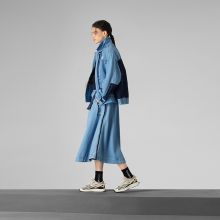 北面UE设计师款女休闲外套牛仔拼接户外秋款TheNorthFace|8E6V