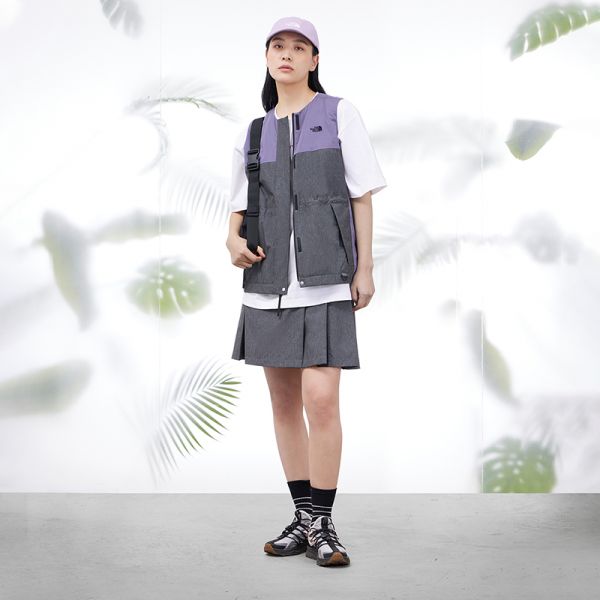 TheNorthFaceUE北面女先锋设计防风收腰二合一外套23新款81KS