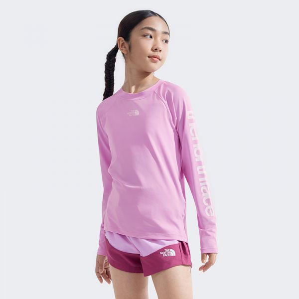 北面童装儿童男女防晒速干衣长袖T恤户外夏新款TheNorthFace|8AN7