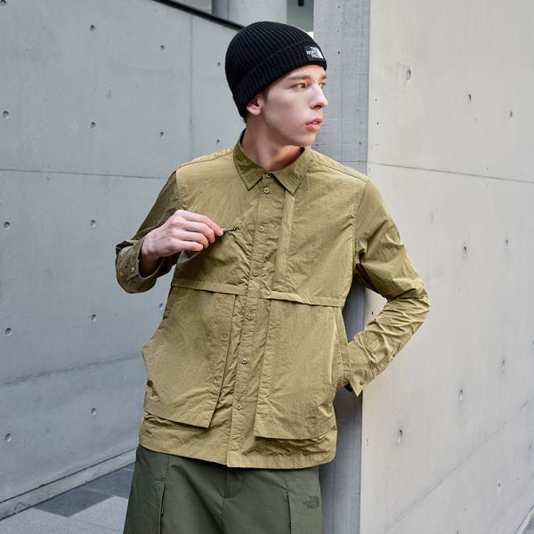 TheNorthFace北面UE先锋设计男性休闲衬衫秋冬上新|7W9T