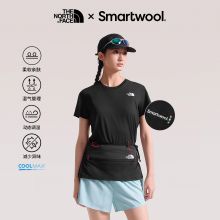 【北面Smartwool联名】美利奴羊毛打底T恤女TheNorthFace|8J2Y
