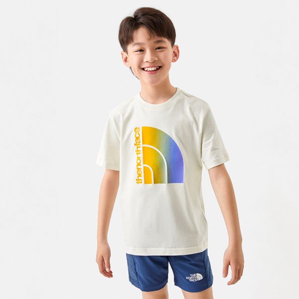 TheNorthFace北面童装短袖T恤男童户外23春夏新款|82T8