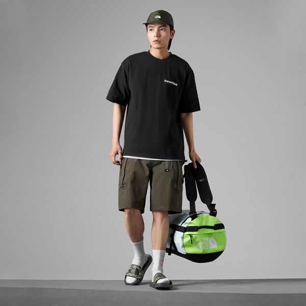 TheNorthFace北面UE男全棉重磅撞色印花短袖T恤23夏季新款81KD