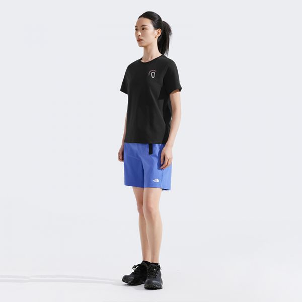 北面女印花速干衣短袖T恤户外吸湿透气新款TheNorthFace|8D7H
