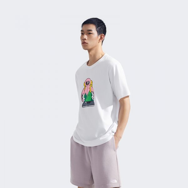 北面男女同款TDC印花系列短袖T恤户外透气新款TheNorthFace|8GYZ