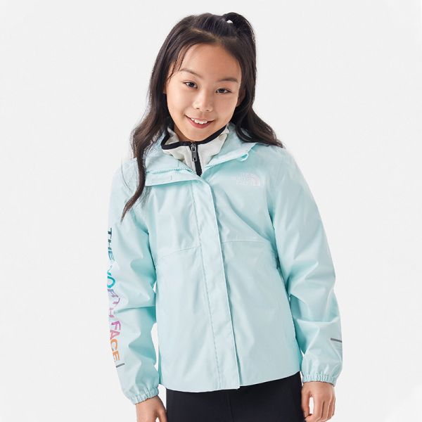 TheNorthFace北面童装冲锋衣女童户外防水透汽23春夏新款|82TB