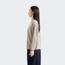 北面女休闲条纹长袖T恤运动户外新款TheNorthFace|8F0U