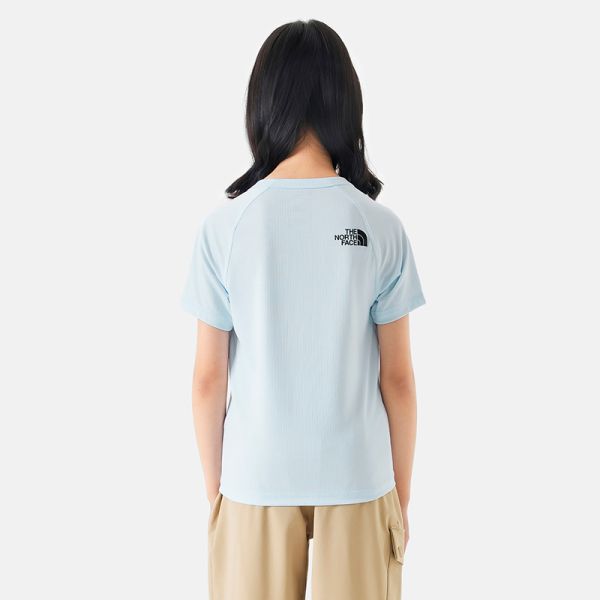 TheNorthFace北面童装儿童LIGHTRANGE轻速防晒短袖T恤24新款|87Z6