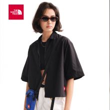 北面Red Box短袖衬衫女落肩宽松户外防泼水新款TheNorthFace|8FHB