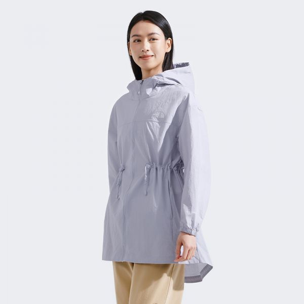 北面女户外多效衣防风防晒衣收腰中长款皮肤衣TheNorthFace|8C0Z