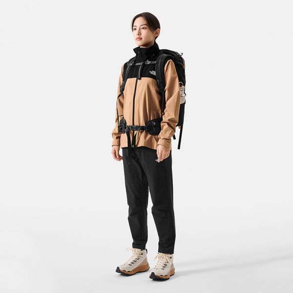 TheNorthFace北面冲锋衣女SANGRO户外樱花粉秋新款防水透汽|7WCK