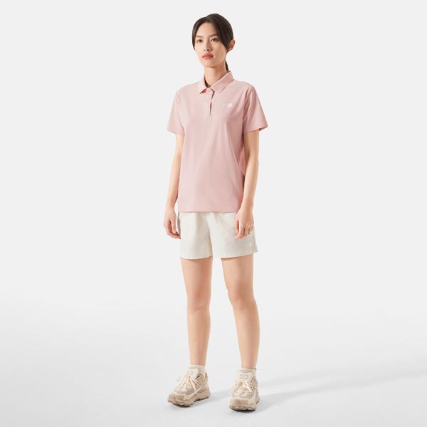 TheNorthFace北面短袖Polo女吸湿UPF防晒衣户外夏季新款|89T8