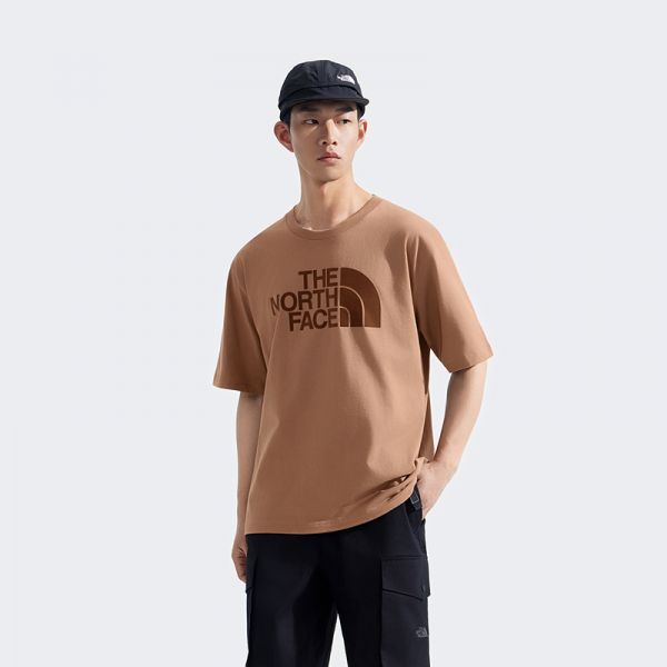 北面男女同款纯棉印花LOGO短袖T恤户外透气新款TheNorthFace|8D7X