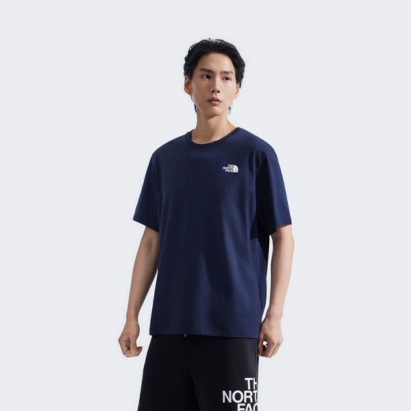 北面男女同款纯棉印花短袖T恤户外透气夏新款TheNorthFace|8DBV