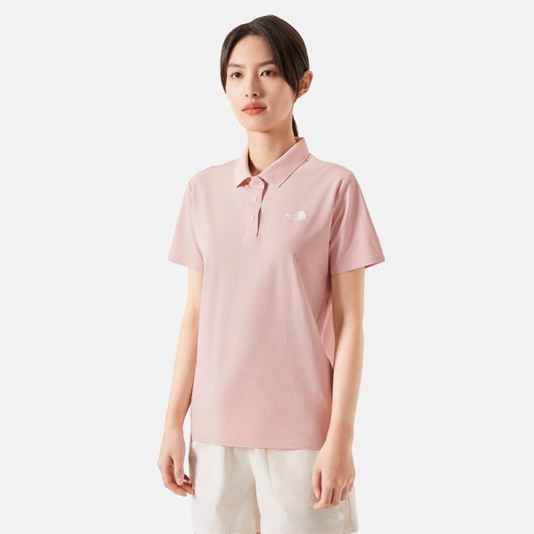 TheNorthFace北面短袖Polo女吸湿UPF防晒衣户外夏季新款|89T8