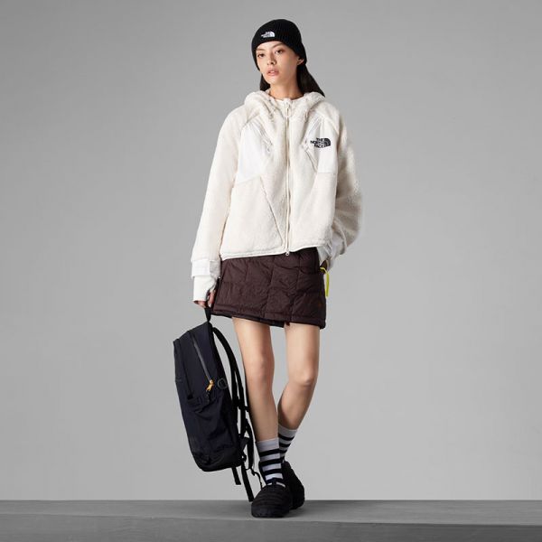 TheTheNorthFace北面UE先锋设计仿羊羔绒连帽外套女23秋新款83Q9