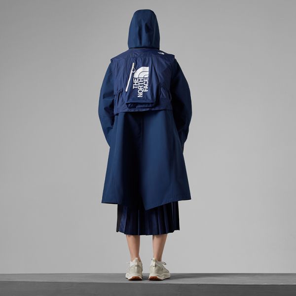 TheNorthFace北面UE先锋设计女拼色长款冲锋衣外套防水新款83PL