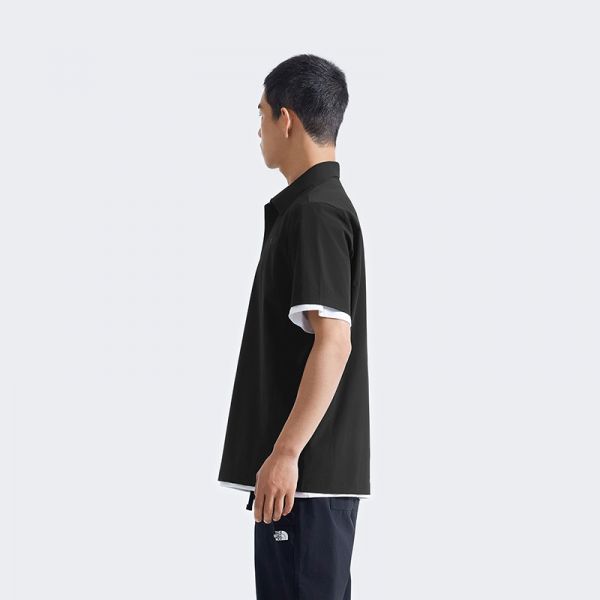 北面男Elite凉感速干衣短袖POLO衫户外透气新款TheNorthFace|8BYN