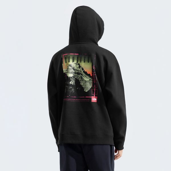 北面男印花连帽针织运动卫衣户外保暖春季新款TheNorthFace|8BY8