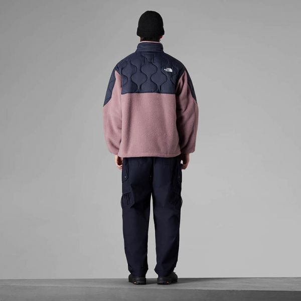 TheNorthFace北面UE先锋设计拼色抓绒外套夹克男23秋冬新款83Q4