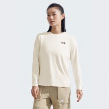 北面女长袖T恤吸湿UPF防晒户外24秋冬新款TheNorthFace|89YA