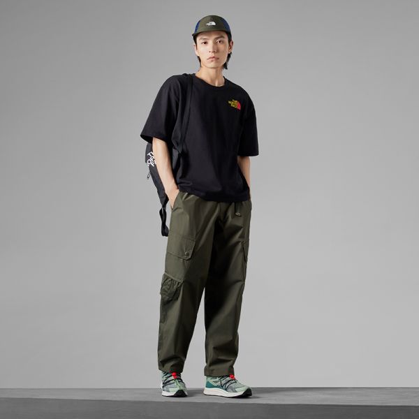 TheNorthFace北面UE先锋设计男纯棉重磅印花短袖T恤23秋新款83PE