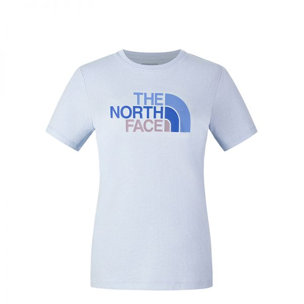 北面女纯棉撞色LOGO短袖T恤户外透气春夏新款TheNorthFace|8DC9