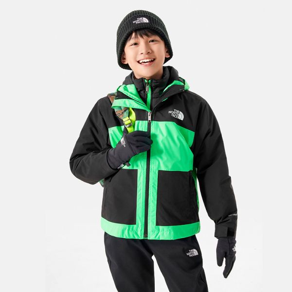 TheNorthFace北面童装男童滑雪服三合一冲锋衣外套23冬新款|82XS