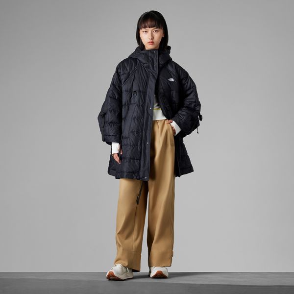 TheNorthFace北面UE先锋设计斗篷式棉服女保暖轻量23秋冬新款83PV