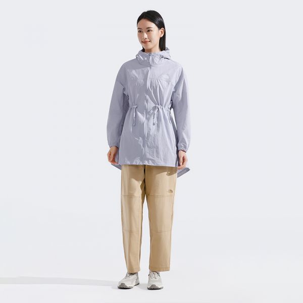北面女户外多效衣防风防晒衣收腰中长款皮肤衣TheNorthFace|8C0Z