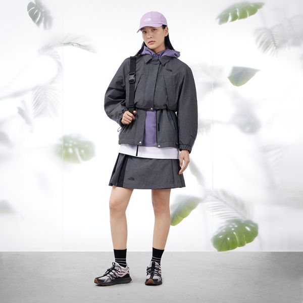 TheNorthFaceUE北面女先锋设计防风收腰二合一外套23新款81KS