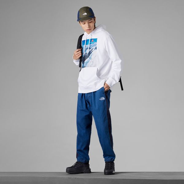 TheNorthFace北面UE重磅全棉印花针织卫衣男运动23秋冬新款83QM