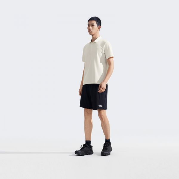 北面男速干短袖Polo衫透气防晒衣户外运动时尚TheNorthFace|87W2