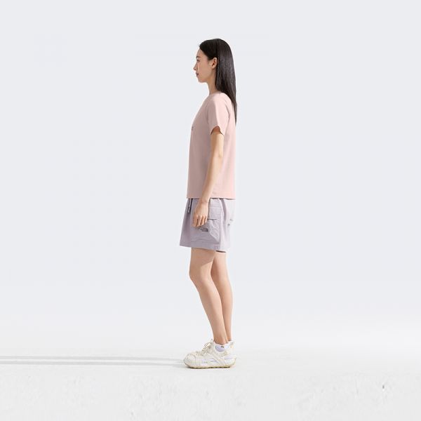 北面女纯棉印花短袖T恤户外休闲透气夏季新款TheNorthFace|8DCC