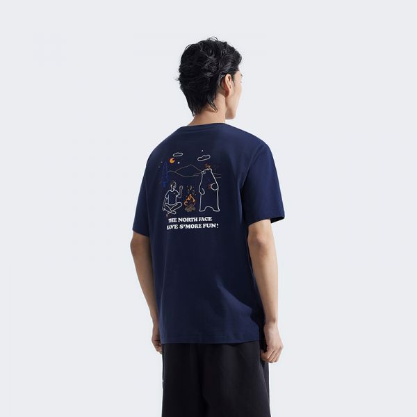 北面男女同款纯棉印花短袖T恤户外透气夏新款TheNorthFace|8DBV