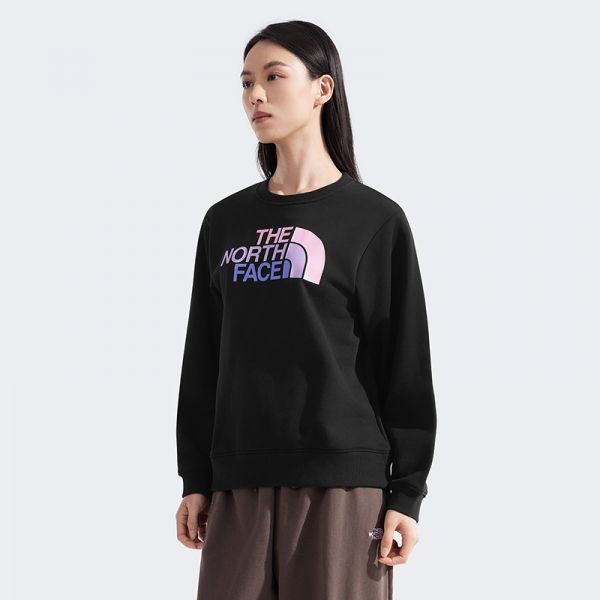 北面女印花LOGO休闲针织卫衣户外透气新款TheNorthFace|8DC7