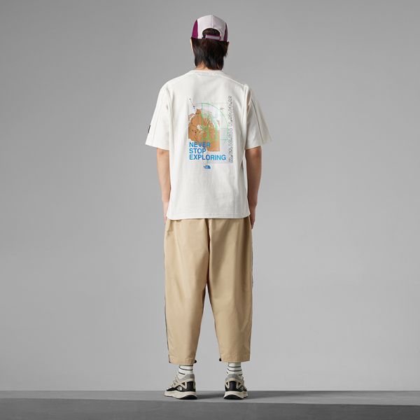 TheNorthFace北面UE男先锋设计纯棉重磅印花短袖T恤23秋新款83P4