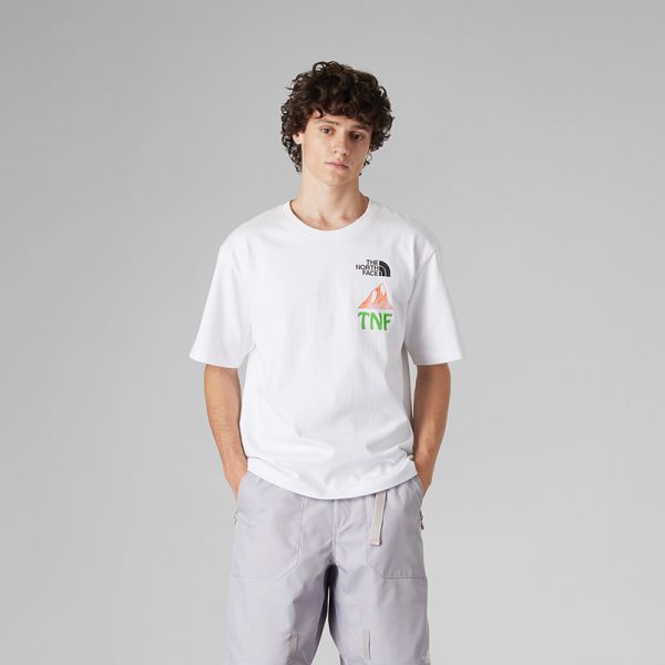 北面UE设计师款男纯棉印花短袖T恤户外透气新款TheNorthFace|8CKK