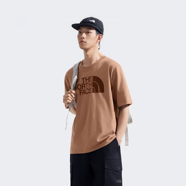 北面男女同款纯棉印花LOGO短袖T恤户外透气新款TheNorthFace|8D7X
